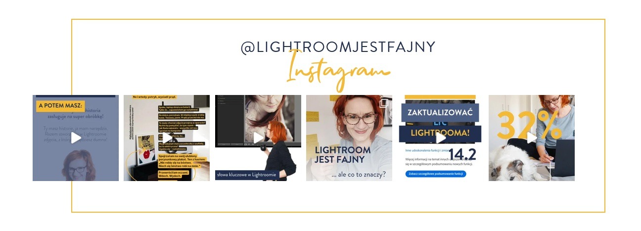 Lightroom jest fajny na Instagramie 
